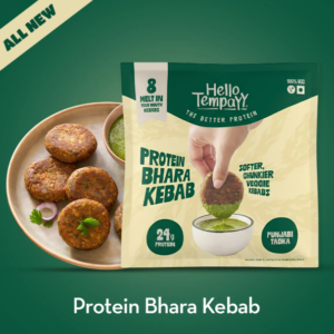 Hello Tempayy Veg Protein Bhara Kebabs