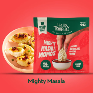 Hello Tempayy Mighty Masala High Protein Veg Momos