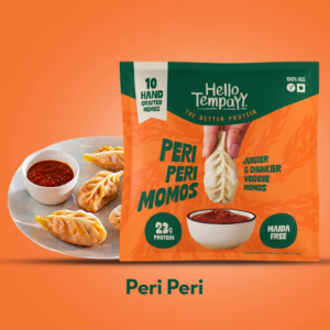 Hello Tempayy Peri Peri High Protein Veg Momos