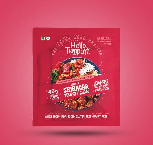 Simply Sriracha Tempeh Cubes