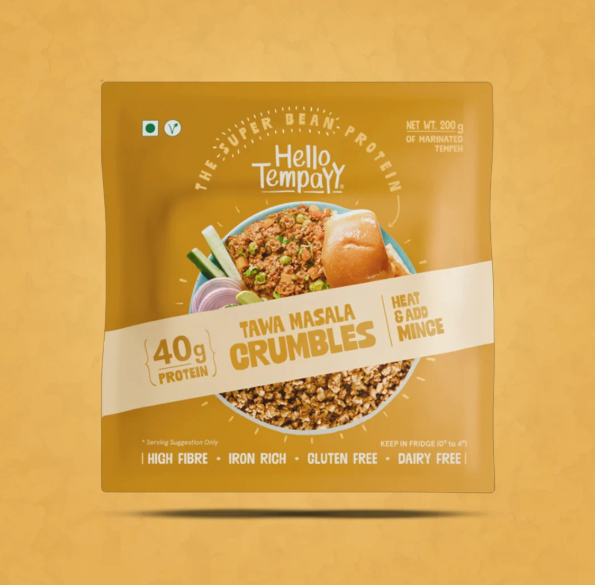 Tawa Masala Tempeh Crumbles